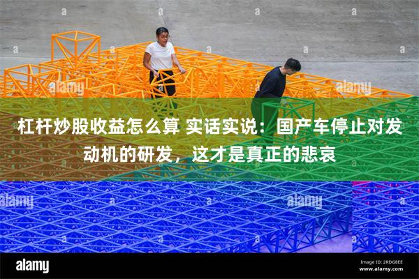 杠杆炒股收益怎么算 实话实说：国产车停止对发动机的研发，这才是真正的悲哀