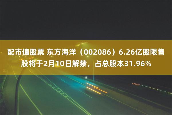 配市值股票 东方海洋（002086）6.26亿股限售股将于2月10日解禁，占总股本31.96%