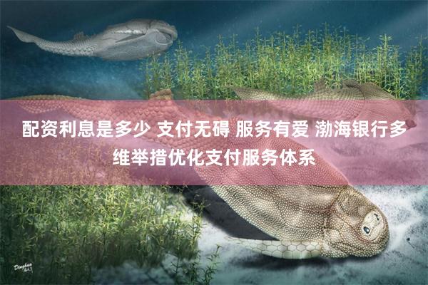 配资利息是多少 支付无碍 服务有爱 渤海银行多维举措优化支付服务体系