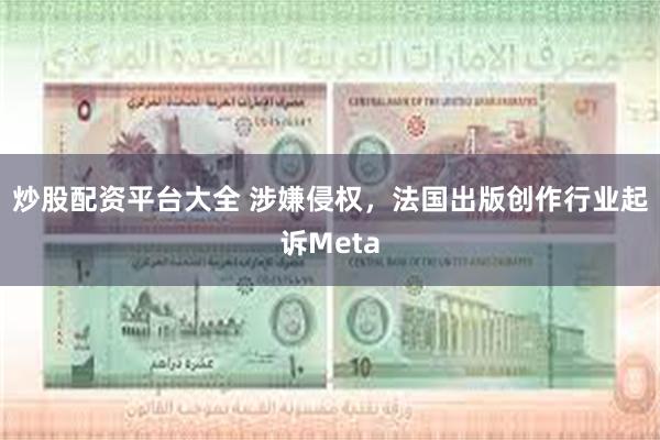 炒股配资平台大全 涉嫌侵权，法国出版创作行业起诉Meta