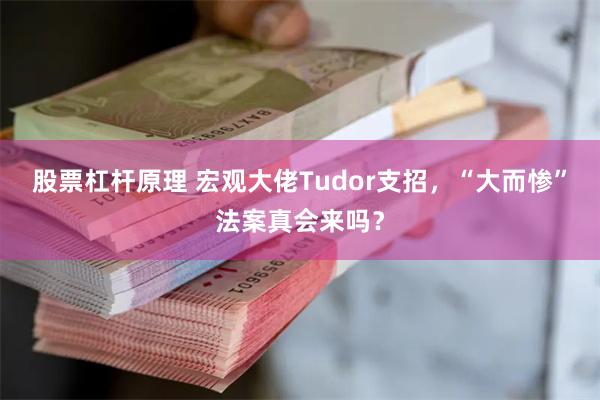 股票杠杆原理 宏观大佬Tudor支招，“大而惨”法案真会来吗？