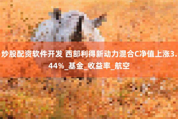 炒股配资软件开发 西部利得新动力混合C净值上涨3.44%_基金_收益率_航空